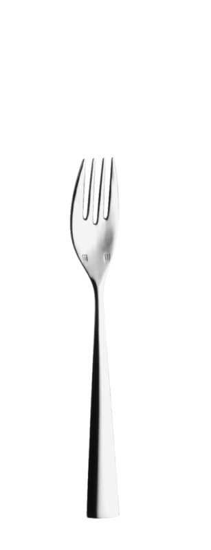 Edelstahlgabel für Gastronomiebedarf.