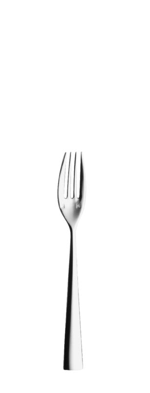 Edelstahlgabel für Gastronomiebedarf.