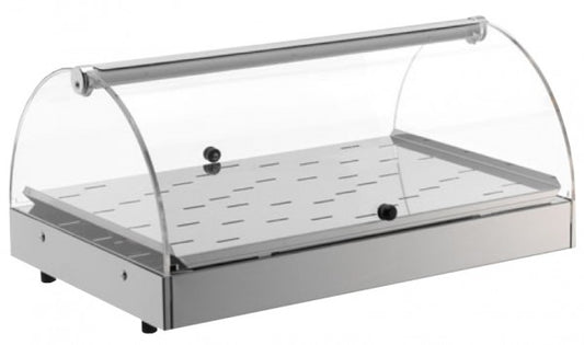 Glasvitrine für gastronomische Präsentation.