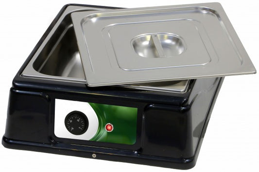 Gastronomie-Bain-Marie mit Deckel.