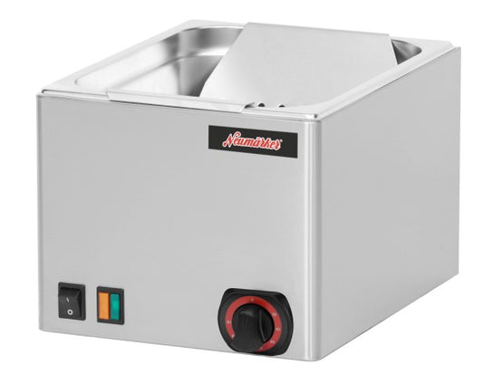 Gastronomie-Wasserbadgerät aus Edelstahl.