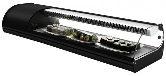 Sushi-Vitrine für Gastronomiebedarf.