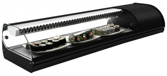 Sushi-Vitrine für Gastronomiebedarf.