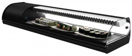 Sushi-Vitrine für Gastronomiebedarf.