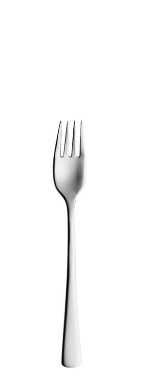 Edelstahlgabel für Gastronomiebedarf.