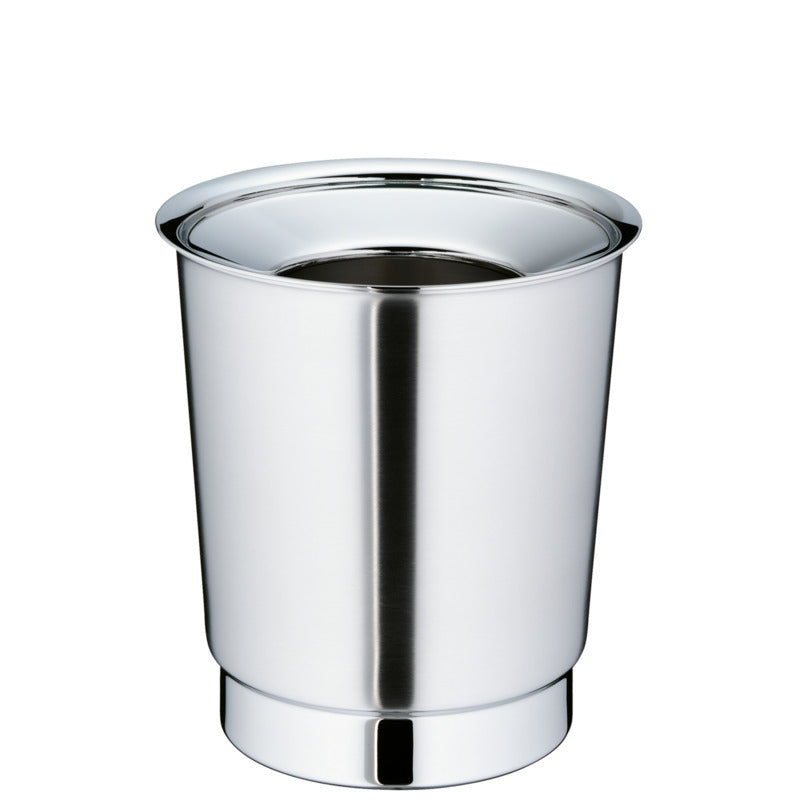 Edelstahl-Mülleimer für Gastronomie.