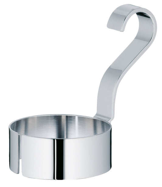 Edelstahl-Halter für Gastronomiebedarf.