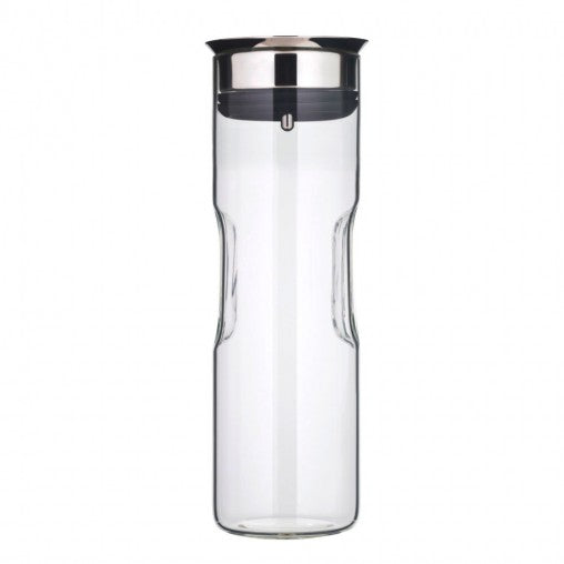 Glasflasche mit Deckel für Getränke