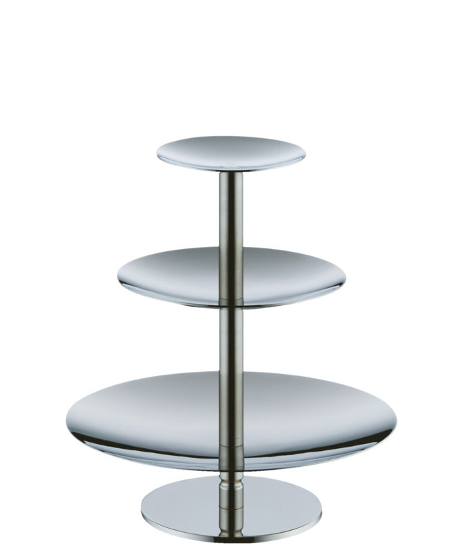 Moderner, dreistufiger Serviertablettwagen