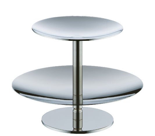 Etagere aus Edelstahl für Gastronomie.