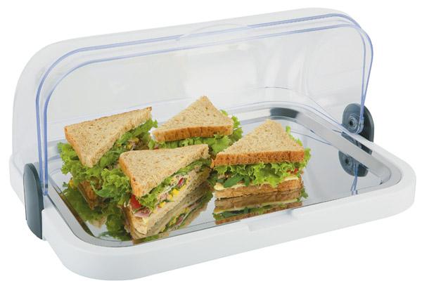 Sandwiches in einer Frischhaltebox.