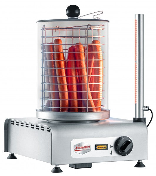 Wurstwärmer für Gastronomiebedarf.