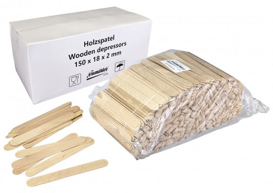 Holzspatel für gastronomische Anwendungen.
