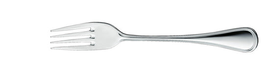 Edelstahlgabel für Gastronomiebedarf.