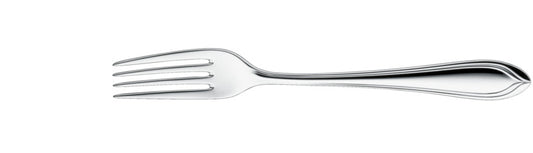 Edelstahlgabel für Gastronomiebedarf.