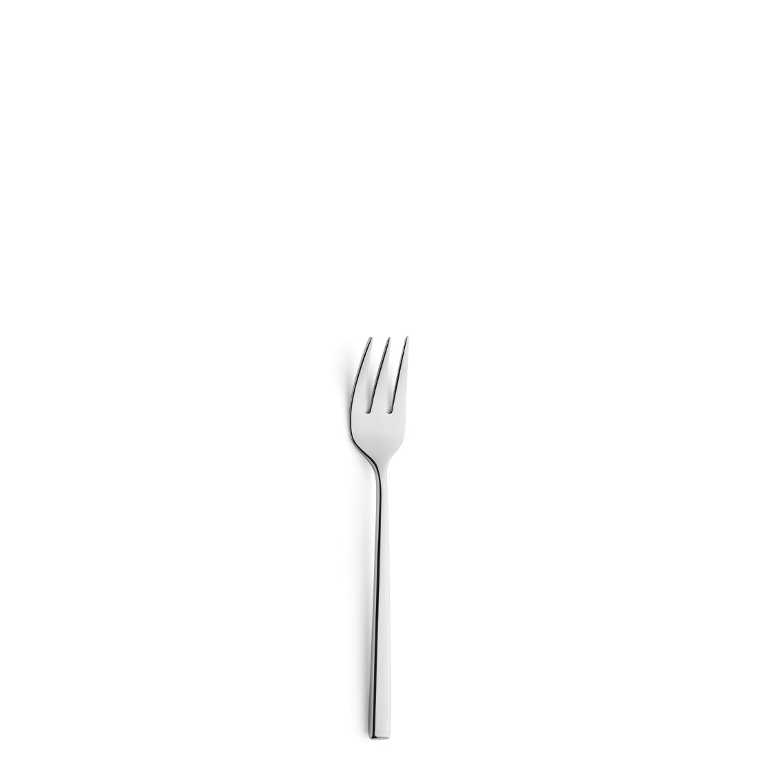 Gabel auf weißem Hintergrund, minimalistisch