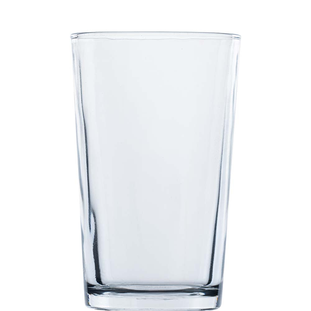 Transparentes Glas, leer, Nahaufnahme