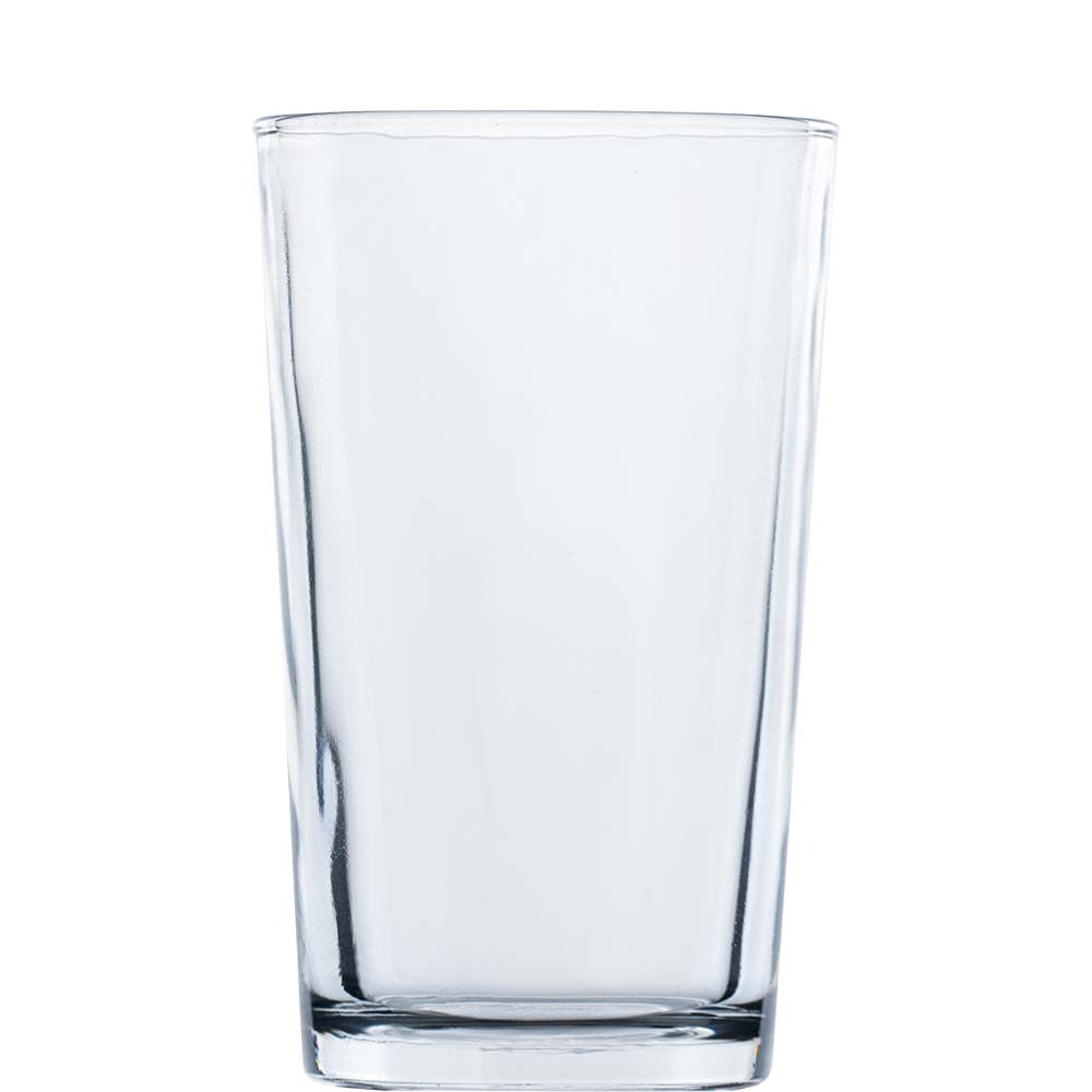 Leeres Trinkglas aus Glas