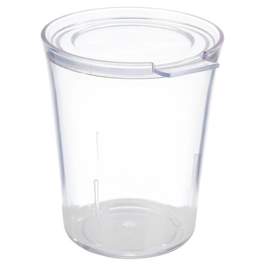 Becher mit Deckel -SUPER CUP-, Ø 8 cm, H: 10 cm