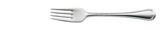 Edelstahlgabel für Gastronomiebedarf.