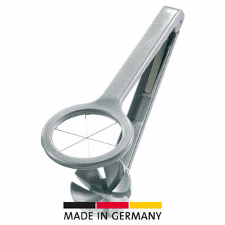 Apfelschneider aus Metall, Made in Germany.