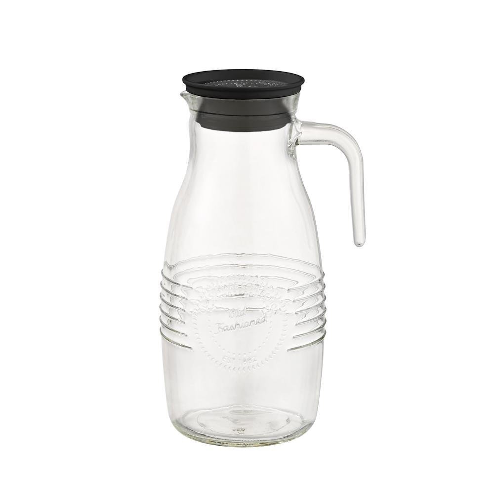 Glas-Karaffe mit Deckel