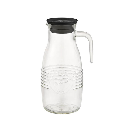 Glas-Karaffe mit Deckel