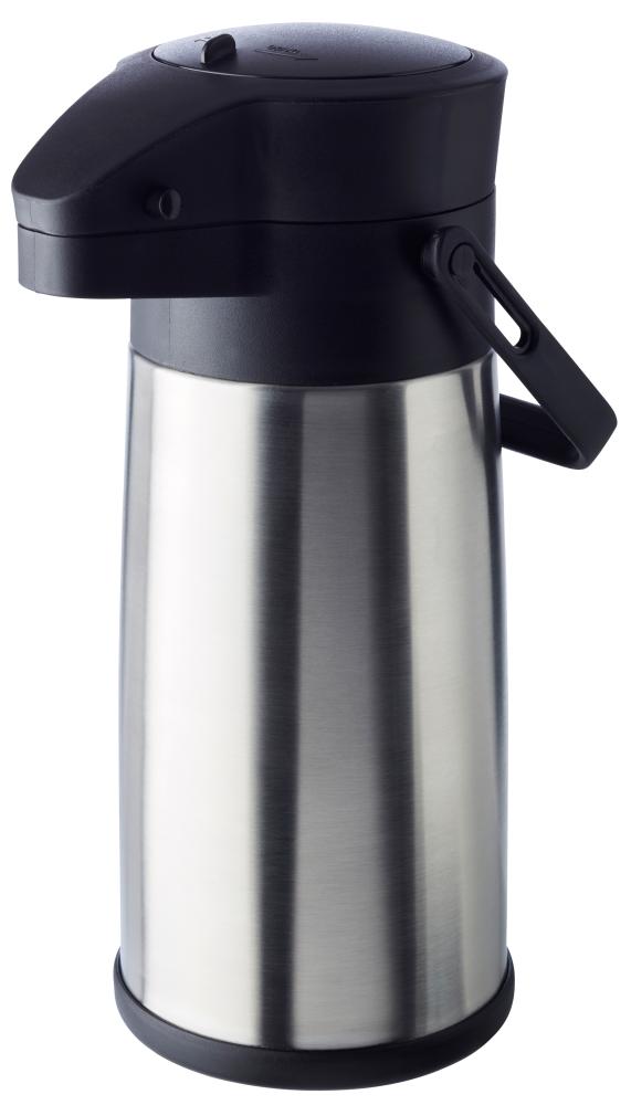 Pump-Isolierkanne -BUDGET-, Ø 13,5 cm, H: 32,5 cm