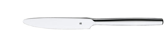 Silbernes Küchenmesser mit glatter Klinge.