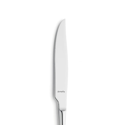 Silbernes Messer mit glatter Klinge, Aufschrift Amefa.
