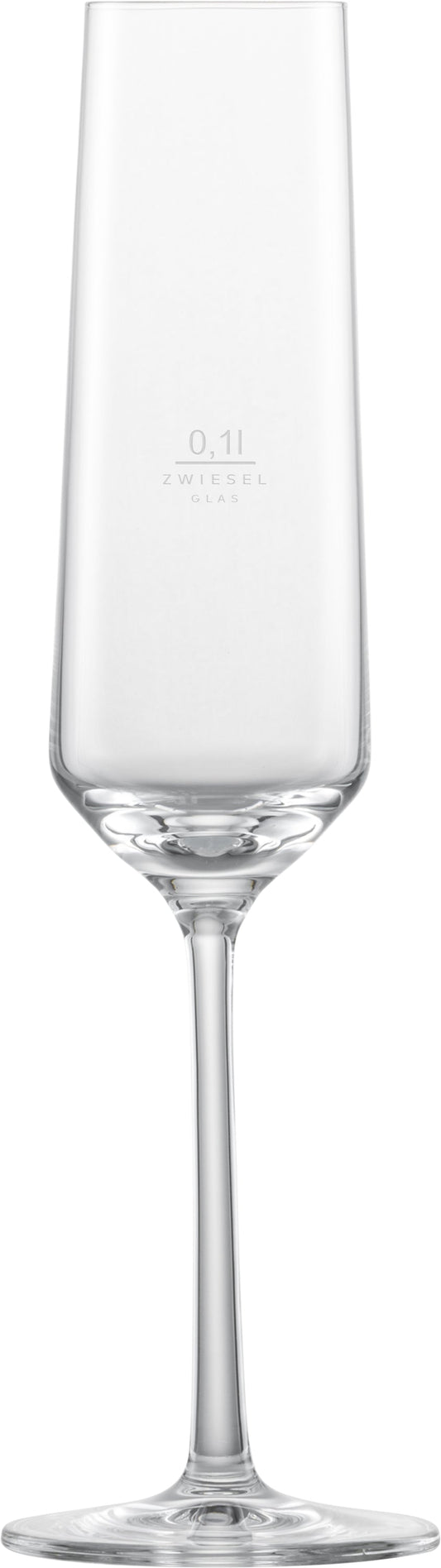 Weinglas mit Zwiesel-Logo.