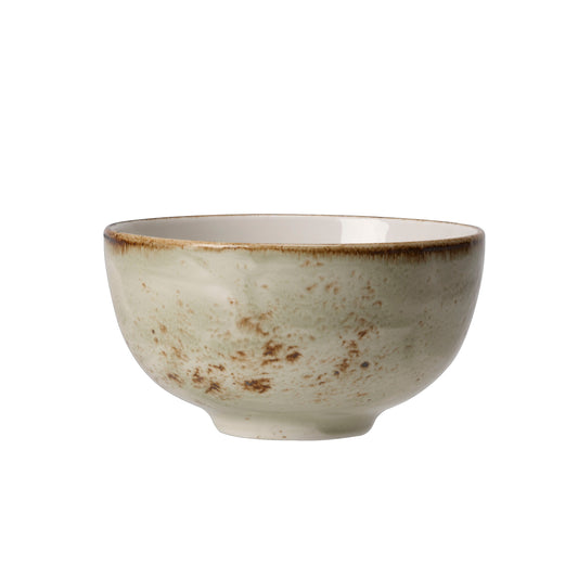 Keramikschale mit rustikalem Design.
