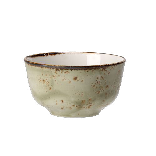 Keramikschale mit rustikalem Design.