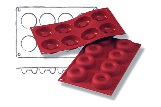 Silikonformen für Gastronomiebedarf.