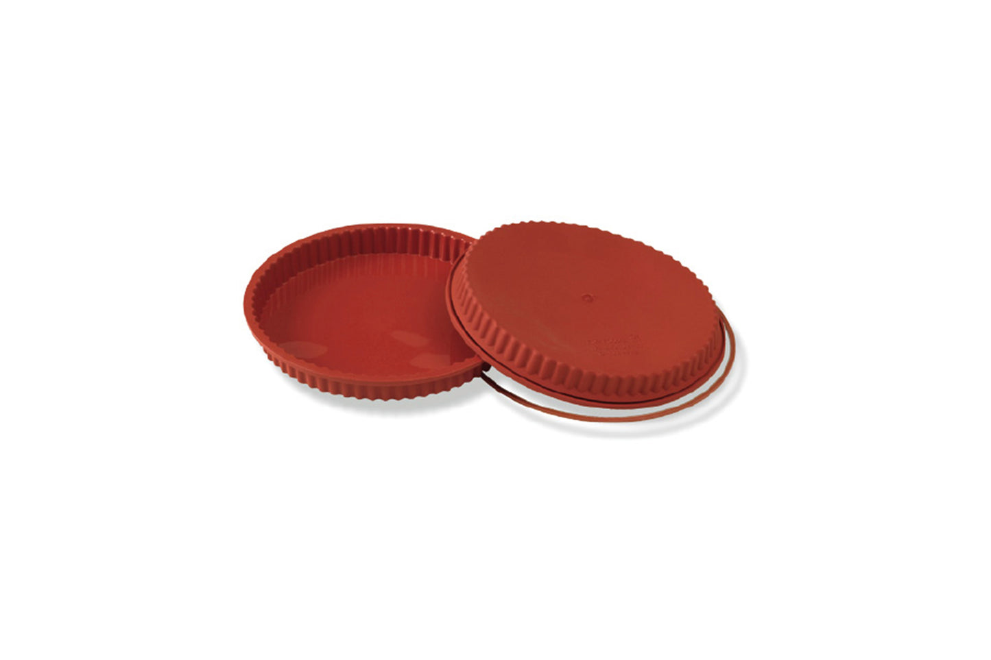 Rote Silikonform für Gastronomie.