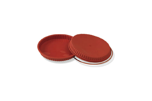 Rote Silikonform für Gastronomie.