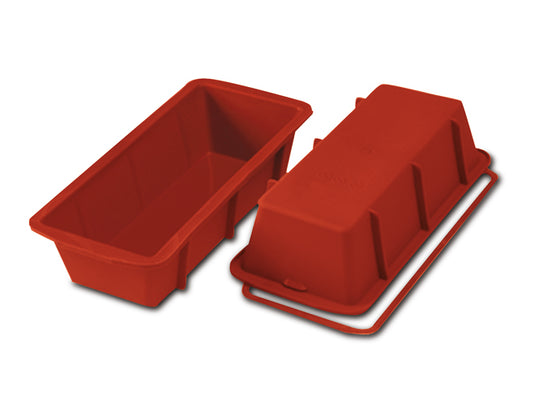 Rote Silikonform für Gastronomie.