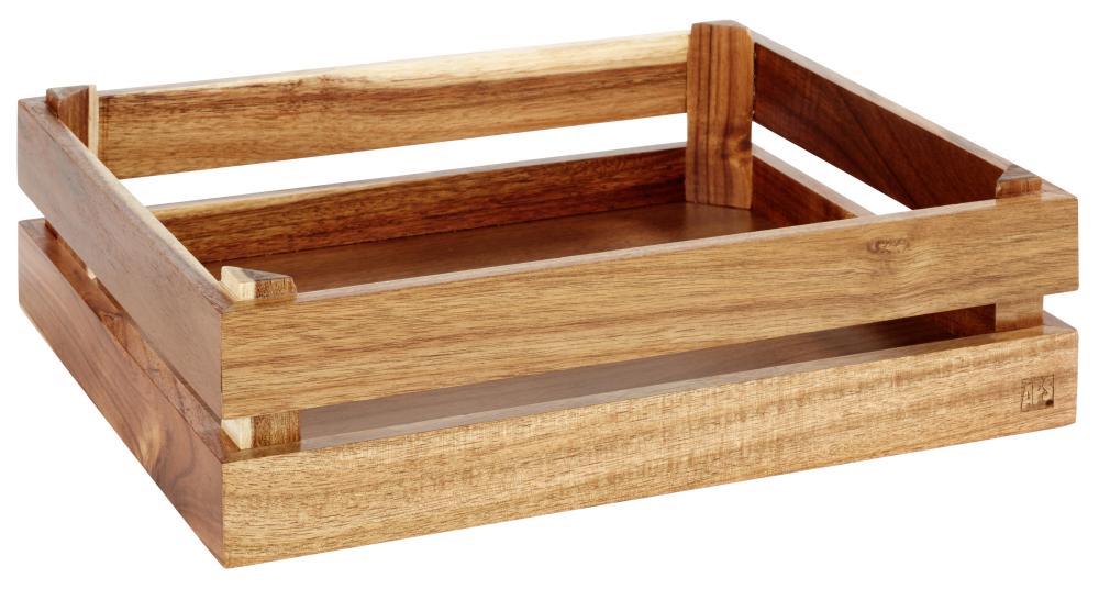 Holzkiste für Gastronomiebedarf