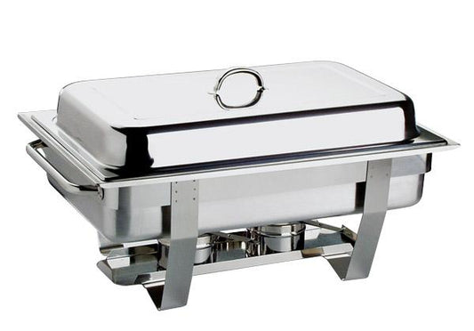 Chafing Dish aus Edelstahl.