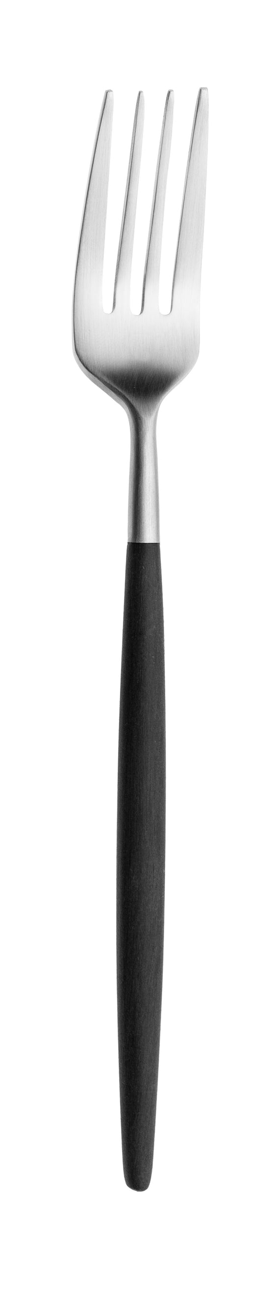 Gabel, Edelstahl, Schwarzgriff, Küchenutensil