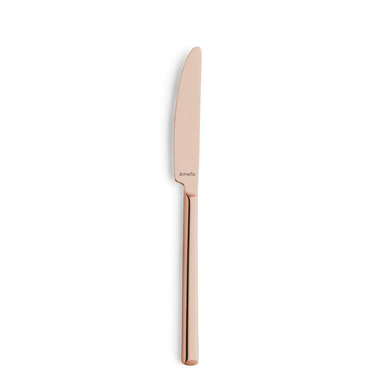 Roséfarbener Küchenmesser, minimalistisch