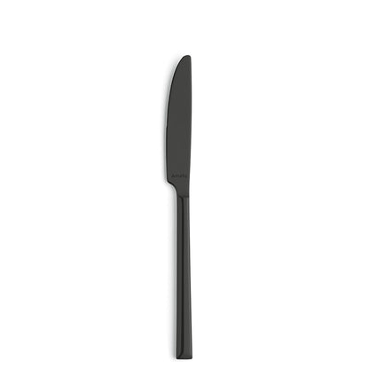 Schwarzes Messer auf weißem Hintergrund.
