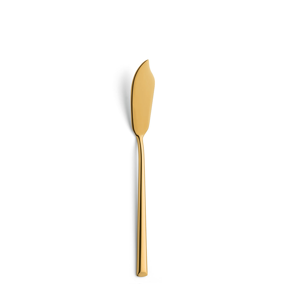 Goldene Löffel mit Karamellcreme