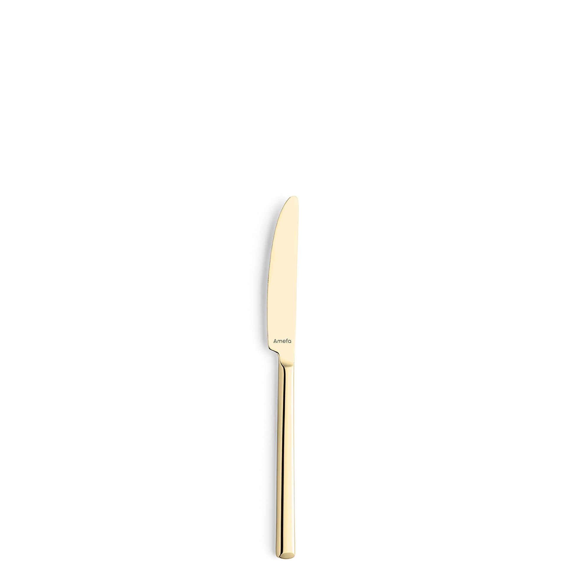 Goldener Messer auf weißem Hintergrund