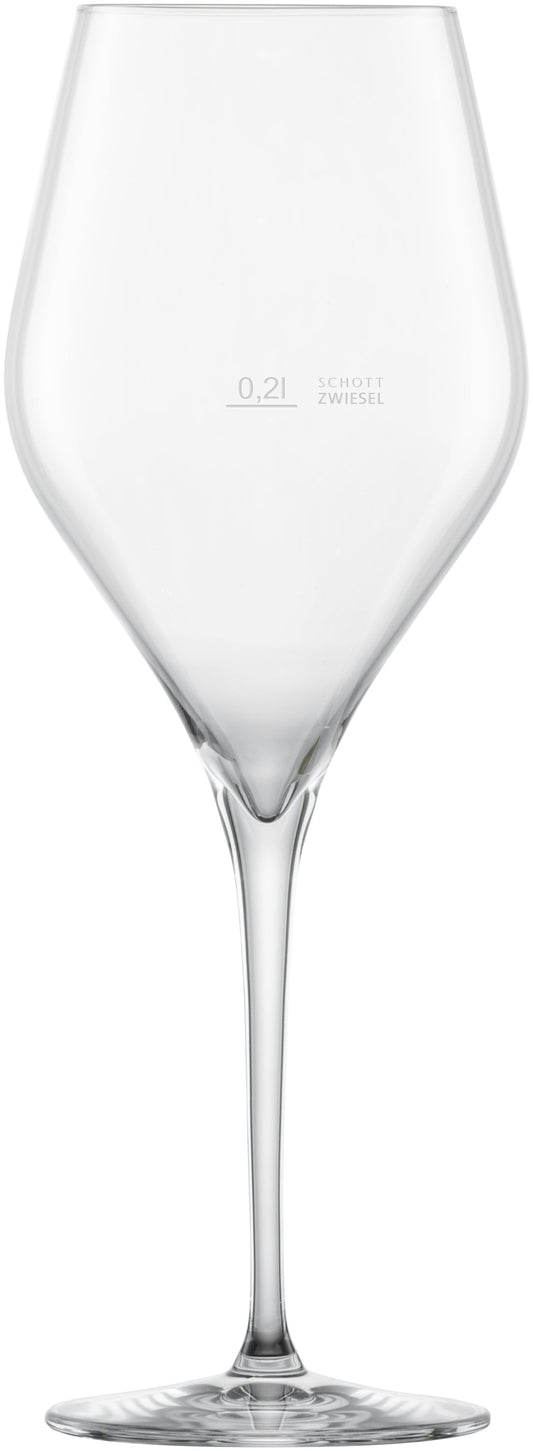 Weinglas mit Gravur, Schott Zwiesel.