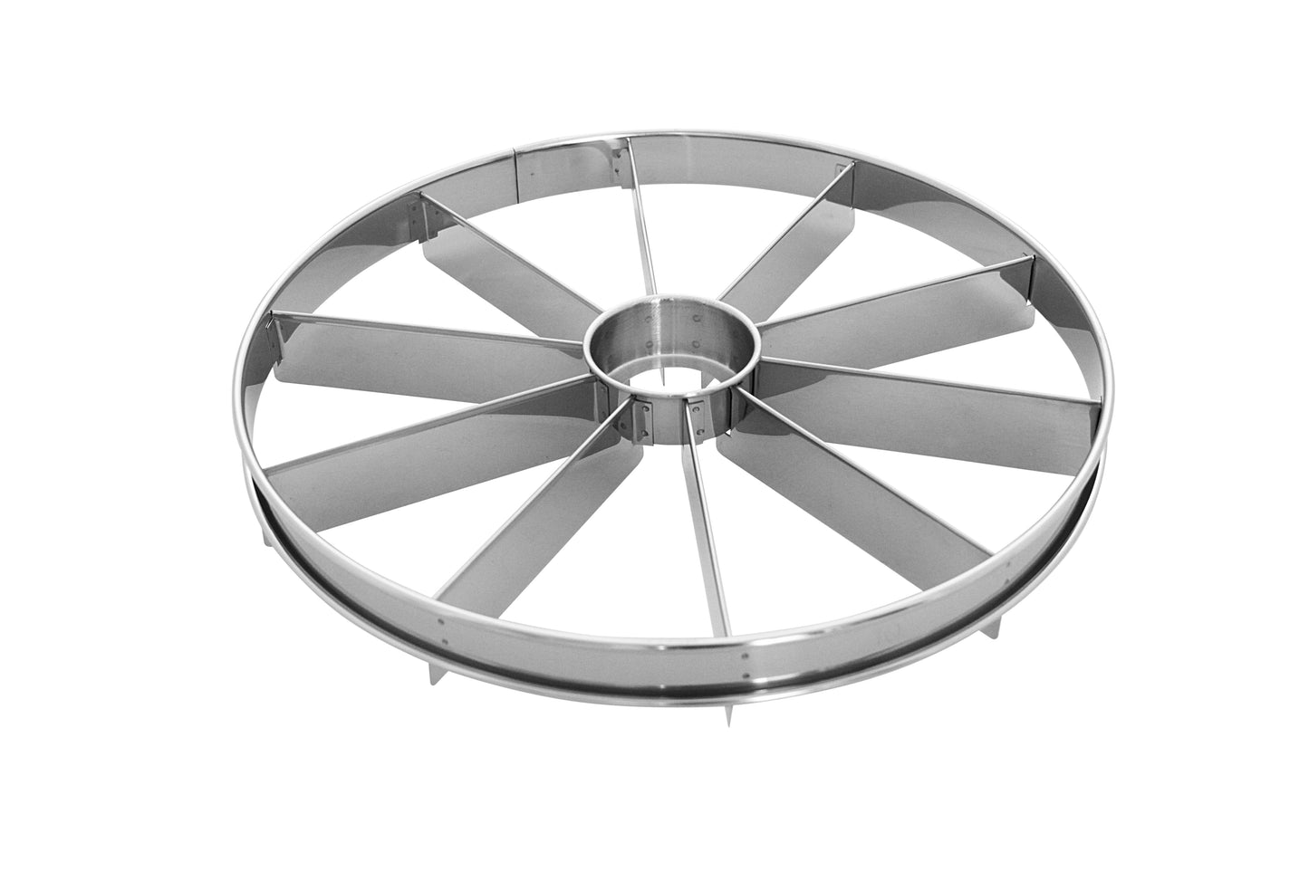 Metallisches Gastronomie-Rad für Geräte.