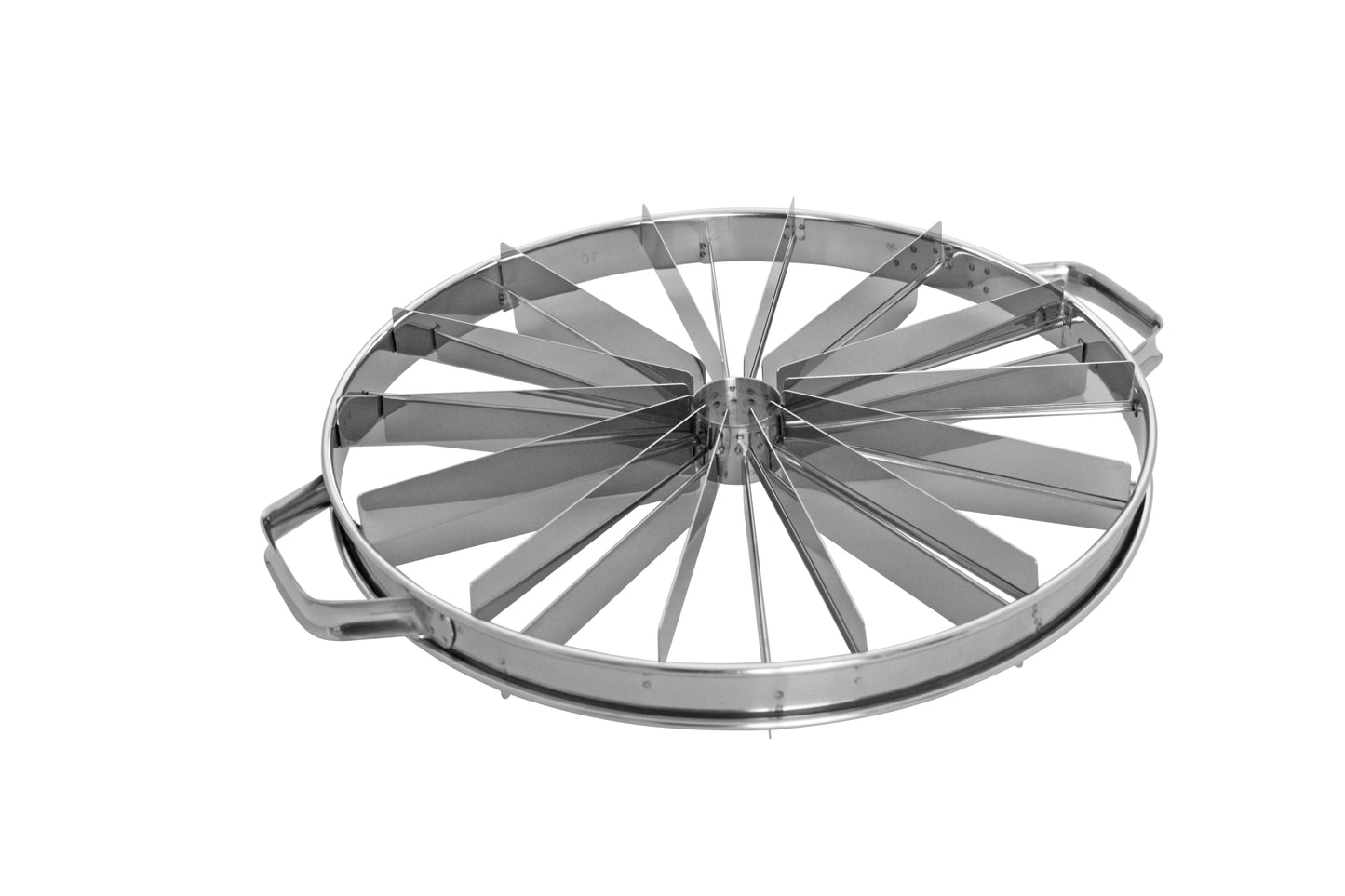 Edelstahl-Gastronomie-Rundschneider.