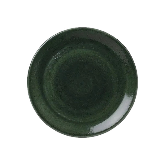Vesuvius Burnt Emerald Coupe Plate 25.25cm (10")