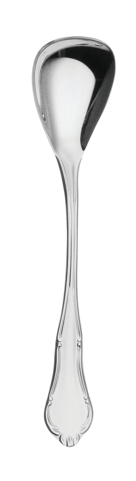 Löffel aus Edelstahl, Nahaufnahme