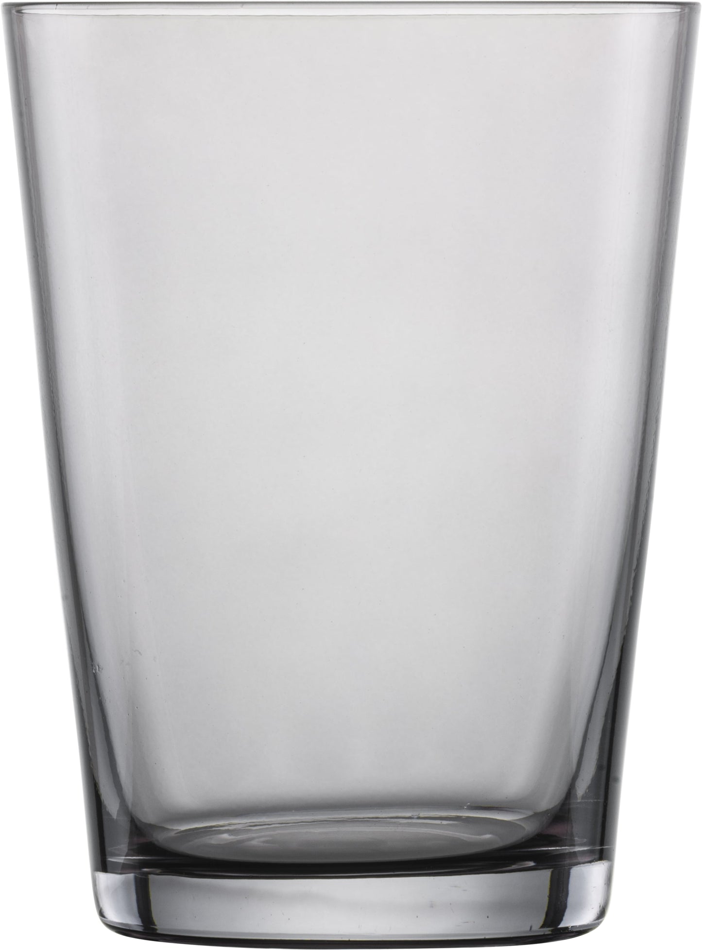 Klarglas, zylindrisches Trinkglas, transparent.
